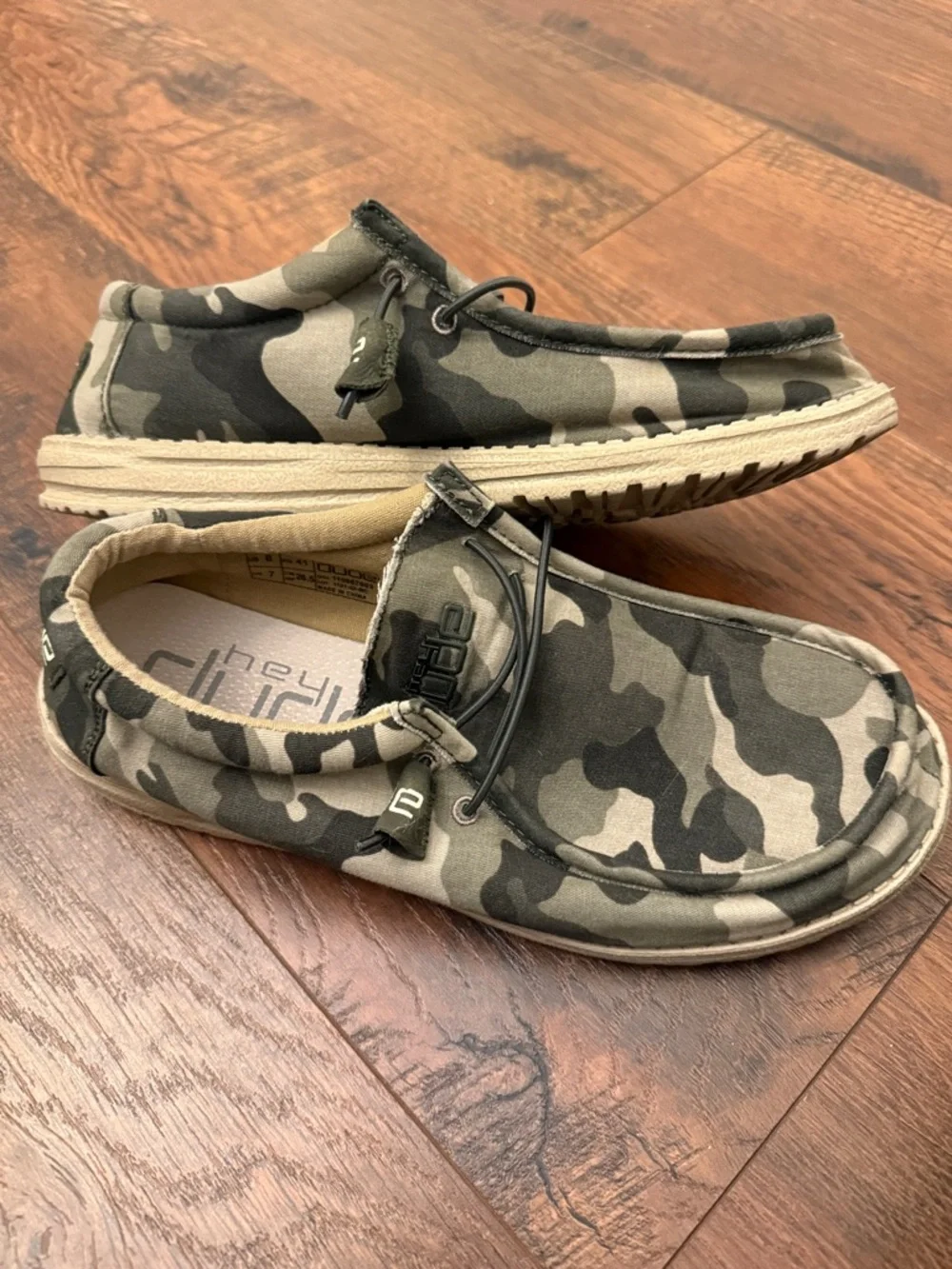 Hey Dude Men's Wally Camo Slip On Loafers